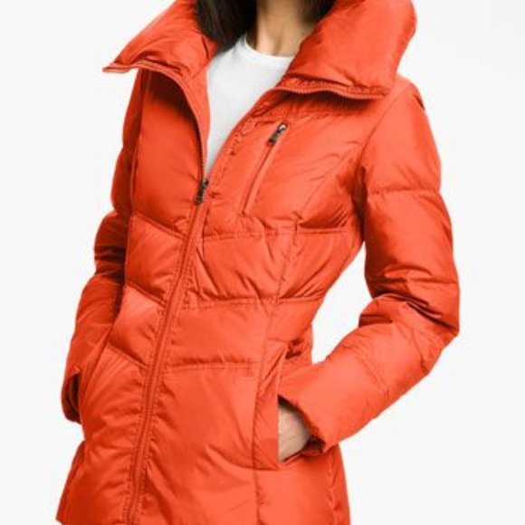 Andrew Marc Down Puffer Jacket, Orange - Picture 1 of 7